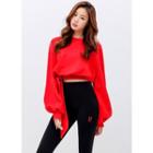 Tie-waist Loose-fit Sweatshirt