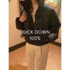 Zip-up Duck Down Padded Jacket One Size