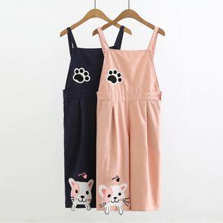 Animal Applique Jumper Pants