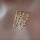 Chain Alloy Fringed Earring 1 Pair - Gold - One Size