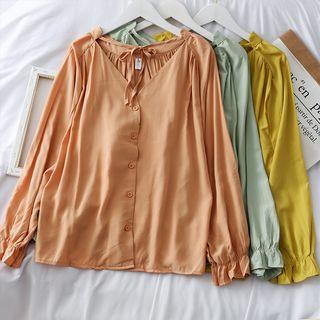 Reversible Loose-fit Blouse