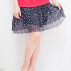 Printed Chiffon Skirt