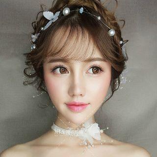 Flower Headpiece / Lace Choker / Set