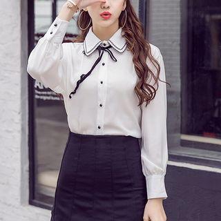 Layered-collar Blouse