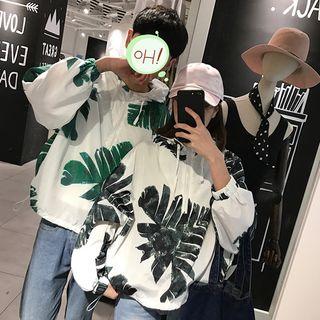 Couple Matching Long-sleeve Loose-fit Top