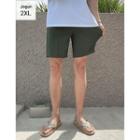 Drawcord Wrinkle-free Shorts