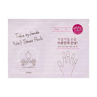 Apieu - Take My Hands Nail Sheet Pack (berry)