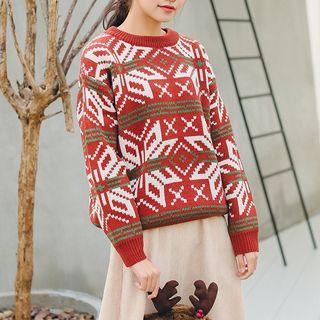 Snow Patterned Sweater