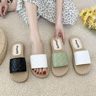 Quilted Braided Sandals