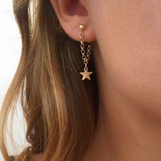 Chained Star Earring