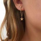Chained Star Earring
