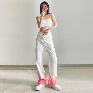 Gradient Baggy Pants