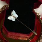 Butterfly Brooch White - One Size