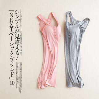 Padded Plain Tank Nightdress