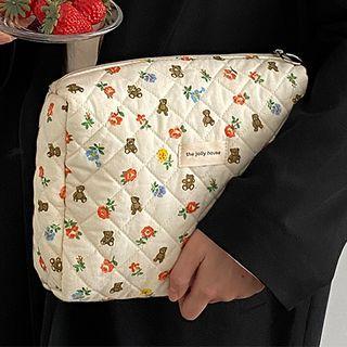 Floral Pouch White - One Size