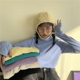 Plain Standing Collar Top (various Colors)