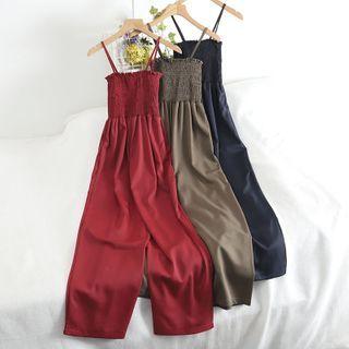 Suspender Wide-leg Jumpsuit