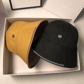 Lettering Reversible Bucket Hat