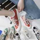 Contrast Panel Canvas Sneakers