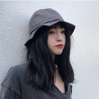Striped Bucket Hat Stripe - Light Gray - One Size