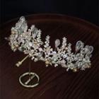 Branches Rhinestone Faux Crystal Headpiece Champagne - One Size