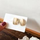 Resin Alloy Earring 1 Pair - S925 Silver - Off-white - One Size