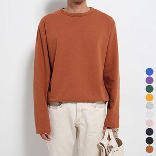 Crewneck Colored Cotton T-shirt