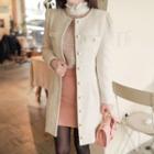 Faux-pearl Tweed Jacket Dress