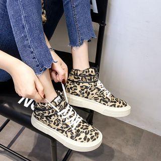 Leopard Print Sneakers