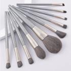Set Of 10 : Make-up Brush Set Of 10 - 22060502 - Sliver - One Size