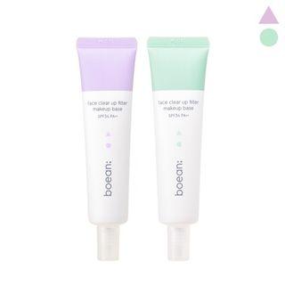 Boean - Face Clear Up Filter Makeup Base - 2 Colors Greenery