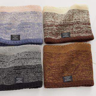 Fluffy-lined Knit Neck Warmer