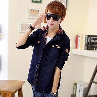 Drawstring Hood Jacket