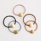 Geometric Brushed Alloy Hair Tie