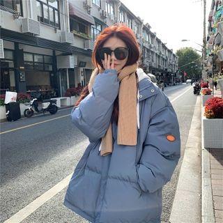 Plain Single Breasted Zip Coat