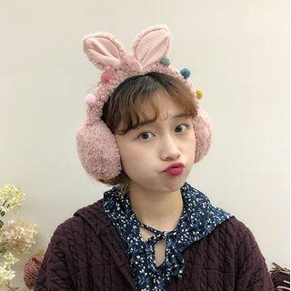 Rabbit Ear Chenille Earmuffs