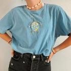 Turtle Print Short-sleeve T-shirt