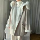 Button-up Fleece-lined Coat