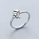 925 Sterling Silver Dolphin Ring S925 Silver - Ring - One Size