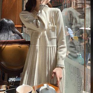 Knit Polo Shirt Dress