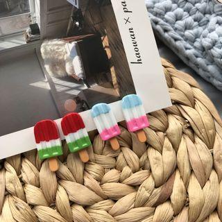Popsicle Stud Earring / Ear Clip