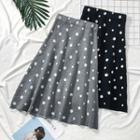 Dotted Knit Midi Skirt