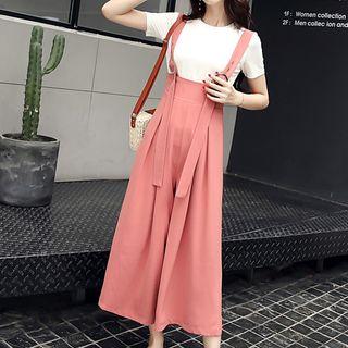 Set: Short-sleeve Top + Jumper Pants