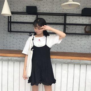 Spaghetti-strap Jumper Shorts