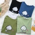 Cloud Printed Short-sleeve T-shirt