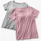 Short-sleeve Padded Top