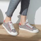 Plaid Canvas Sneakers