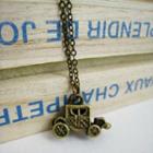Copper Old Car Necklace Copper - One Size