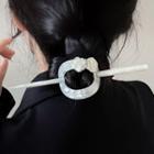 Flower Hair Stick 2731a - White - One Size