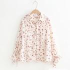 Floral Blouse Almond - One Size